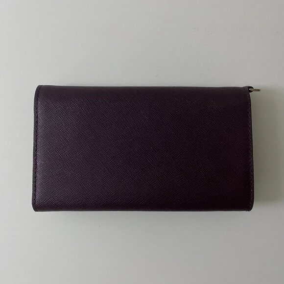 Kate Spade IPhone Case Wallet in Purple Laurel Way Mahogany - Picture 2 of 6